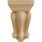 Ekena Millwork 2 1/4"W x 2 1/4"D x 4 1/4"H Devon Traditional Wood Corbel, Maple CORW02X02X04DEMA - alternate 3